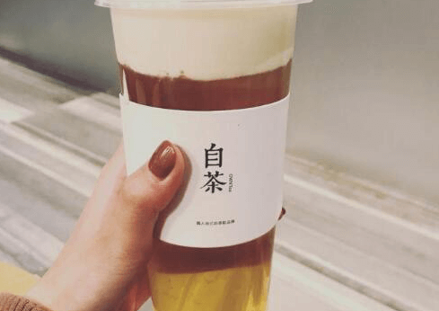 自茶